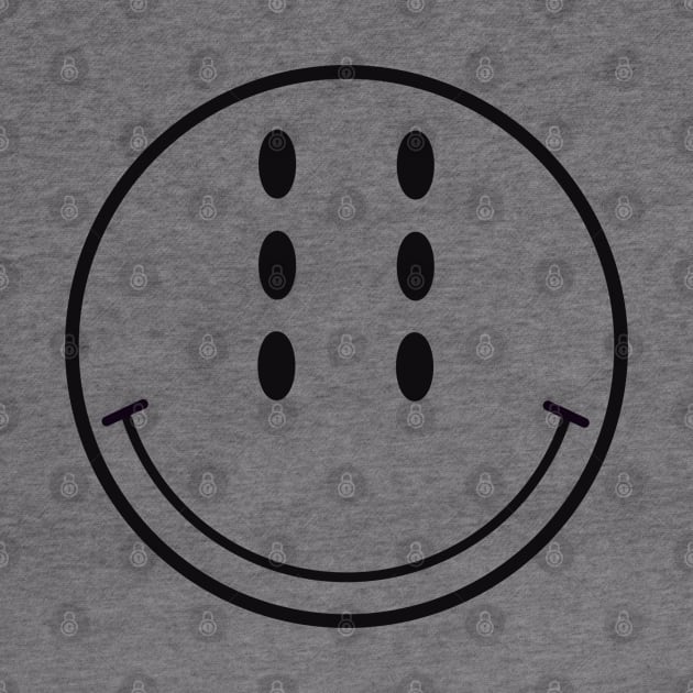 Six-Eyed Smiley Face , Medium by Niemand